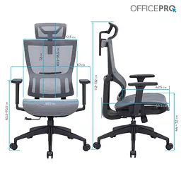 Офісне крісло OfficePro Elegant OC660-B-DG-DG (OC660-B-DG-DG) - мініатюра 13