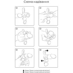 Насадка на член з вібрацією Adrien Lastic Spartacus R - мініатюра 3