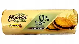 Печиво Elgorriaga Elgo Vita 0% Sugar Chocolate 180 г (8410255914403)