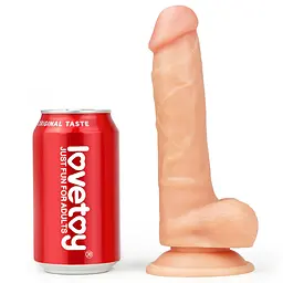 Страпон LoveToy Easy Set As Pic 20 см (тілесний) - мініатюра 9
