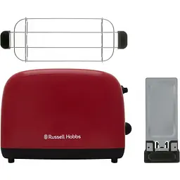 Тостер Russell Hobbs Colours Plus 1600 Вт червоний (26554-56) - мініатюра 3
