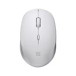 Мишка Defender Auris MB-027 Silent Wireless White (52028) - мініатюра 4