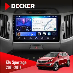 Штатна магнітола KIA Sportage 3 2011-2016 CAN Decker D9-006 4x64, 4G Decker (НФ-00003668)