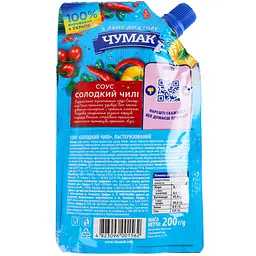 Соус Чумак Солодкий чилі 200 г (762027) - мініатюра 2