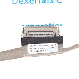 Шлейф матриці для Dell Inspiron 13 5300 5310 (eDP 30pin*0.4mm, 0HHN2F, 450.0MX05.0012, 450.0MX05.0011, Оригінал) - мініатюра 3
