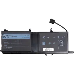 Акумулятор до ноутбука PowerPlant Dell Alienware 15 R3 (9NJM1) 11.4V 8333mAh (NB530007)