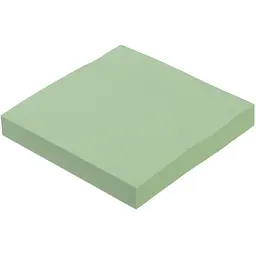 Блок паперу для нотаток Buromax Pastel з клейким шаром 75х75 мм 100 аркушів салатовий (BM.2384-15) - мініатюра 2
