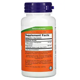 Хлорофіл Chlorophyll 100 mg 90 капсул NOW vit0004778 - мініатюра 2