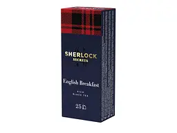 Чай пакетований чорний Sherlock Secrets English Breakfast 50 (2 г) 25 пакетиків