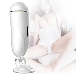 Автоматичний мастурбатор FoxShow Vibrating Vagina Cup з інтерактивною функцією - мініатюра 3