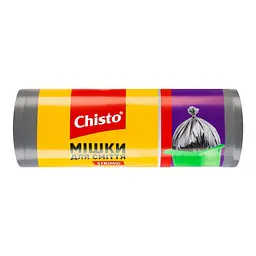 Мішки для сміття Chisto Strong, 120 л, 10 шт. - мініатюра 2