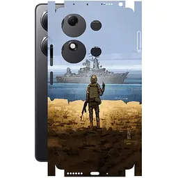 Защитная пленка StatusSKIN для Xiaomi Redmi Note 13 Pro 4G Корпус Винил Корабль