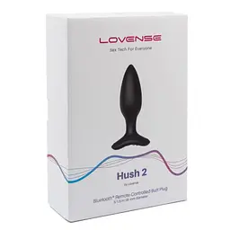 Анальна пробка Lovense Hush 2 S 12.2 см (чорний) - мініатюра 5