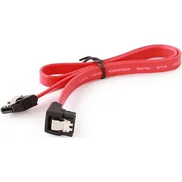 Кабель Cablexpert SATA III 0.5m із засувкою та кутовим роз'ємом (CC-SATAM-DATA90) - мініатюра 3