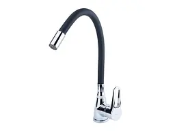 Змішувач AQUATICA HL Ø35 для кухні гусак силіконовий на гайці (9734120)