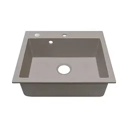 Кухонна мийка Adamant PRIZMA terra 590x495x200 мм, без крила 59 см - мініатюра 2