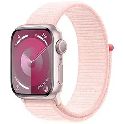 Смарт-годинник Apple Watch Series 9 GPS 41mm Pink Aluminum Case w. Light Pink S. Loop (MR953)