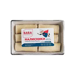 Блинчики ТМ БАБА PEREDALA со шпинатом и сыром моцарелла 