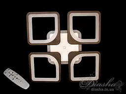 Люстри світлодіодні Diasha S8060/4BK LED 3color dimmer - мініатюра 10
