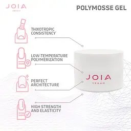 Мусовий акрі-гель Polymousse Gel рожевий 03 Rose Soufflé JOIA vegan 15 мл - мініатюра 6
