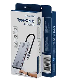 Хаб Gembird UHB-CM-U310-A4-01 на 4 порти USB 3.2 - мініатюра 3