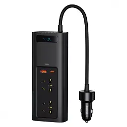 Автомобільний Інвертор Baseus In-car Inverter 150 W (220V CN/EU) - мініатюра 5