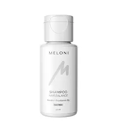 Відновлювальний безсульфатний шампунь з кератином та провітаміном В5 SHAMPOO HAIR BALANCE MELONI 50 мл
