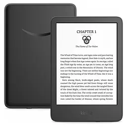 Електронна книга Amazon Kindle 11th Gen 2022 Black Refurbished, пам"ять 16GB, дисплей 6 E Ink Carta, HD-екран, дисплей антивідблиску, підсвічування, сенсорний екран, функція читання вголос, Bluetooth/Wi-Fi, веб-браузер, 300 dpi, чорна