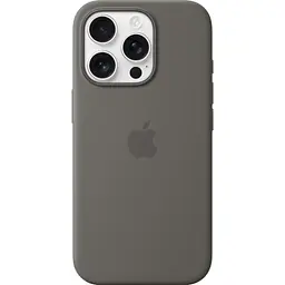 Чохол Silicone Case with MagSafe для Apple iPhone 16 Pro Stone Gray AAA [119567] - мініатюра 3