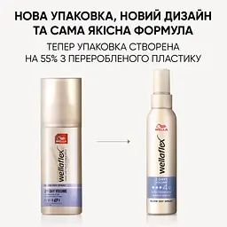 Спрей Wellaflex 2 Days Volume 4 для укладки феном 150 мл - мініатюра 7