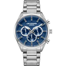 Наручний годинник чоловічий Lee Cooper London Silver Сріблястий (3447)