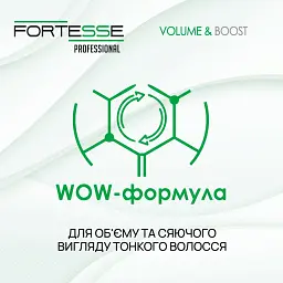 Шампунь Fortesse Professional Volume & Boost Об'єм для тонкого волосся з дозатором 1 л - мініатюра 6