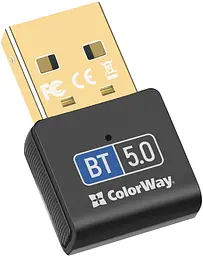 Адаптер Bluetooth v5.0 USB, чорний Colorway - мініатюра 4