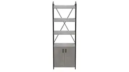 Етажерка 4/60 Ferrum-decor Серії Конект з тумбою 179x60x28 Чорний ДСП Бетон (FRD-104490) - мініатюра 4