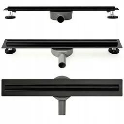 Душовий канал Rea Neo Slim Pro black 70 см REA-G8901 - мініатюра 3