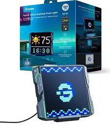 Піксельний екран H8630 LED Gaming Pixel Light 32x32 Pixels RGBIC WI-FI/Bluetooth сірий Govee osv0002204