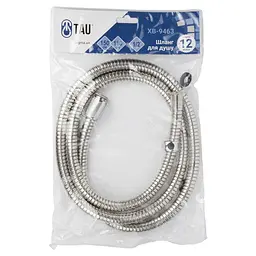 Шланг для душу Tau 1/2" SS розтяжний 150-180 см (9892060) - мініатюра 2