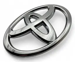 Емблема керма Toyota Хром 65х45 мм на скотчі.