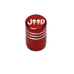 Ковпак вентиля колеса Jeep Червоний 1 шт Метал
