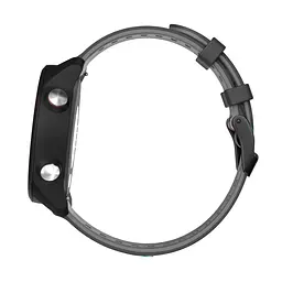 Силіконовий ремінець Rage для Amazfit GTR 4 GTR 3 GTR 3 Pro GTR 2 GTR 2e GTR 47mm Stratos - сіро-чорний ширина кріплення 22мм Watchbands (W25-4WB29974600) - мініатюра 4
