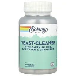 Очистка и поддержка Yeast-Cleanse 90 капсул Solaray vit0005171