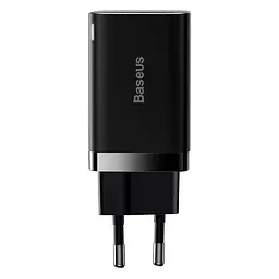 МЗП Baseus Super Si Pro Quick Charger 30W (1USB-A/1C) (CCSUPP-E) Black - мініатюра 2