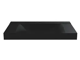 Умивальник Miraggio FLY 1000 BLACK (8813463) Mirasoft, Матовий, Підвісний/Врізний, Чорний - мініатюра 3