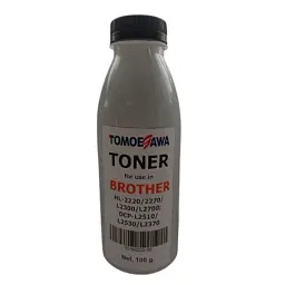 Тонер BROTHER HL-2220/2270/L2300/L2700; DCP-L2510/L2530DW/L2370DN 100г Tomoegawa (TG-BR2220-100)