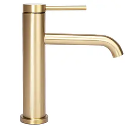 Змішувач для умивальника Rea Clif brushed gold REA-B5323, Золотий - мініатюра 3