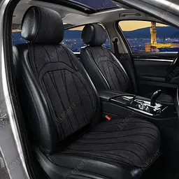 Накидки для передніх сидінь Алькантара Elegant ANCONA Коричневі Передні 2 шт (700 806)
