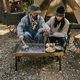 Розкладний туристичний стіл комбінований Naturehike NH21JU011 алюміній - мініатюра 5