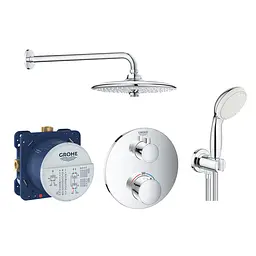 Душова система прихованого монтажу Grohe Grohtherm 34614SC5, Хром