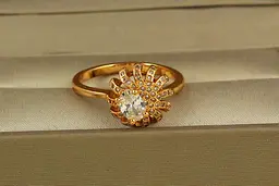 Кільце Xuping Jewelry Японія р 20 золотисте