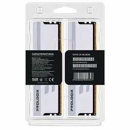 Модуль пам'яті для комп'ютера DDR4 16GB (2x8GB) 3600 MHz Onyx White RGB Prologix (PRO16GB3600YWR4K) - мініатюра 5